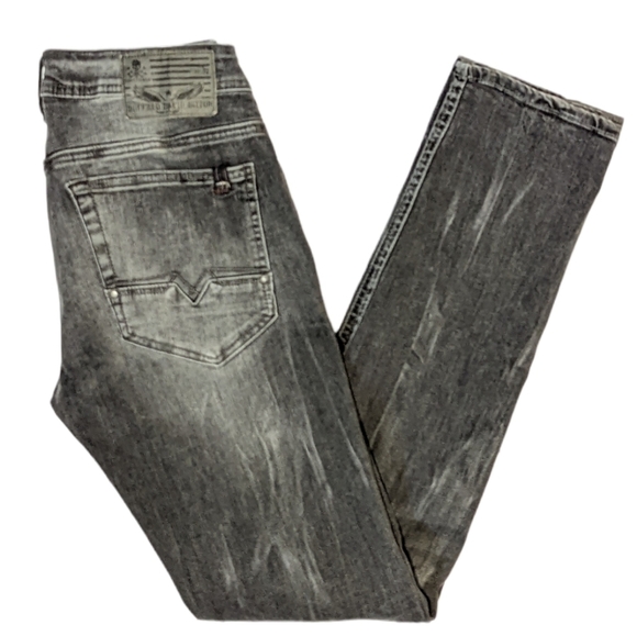 Buffalo David Bitton Max-x skinny stretch black/grey jeans sz 28 - Picture 1 of 9